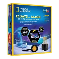 National Geographic 12 Days of Magic: Science Kits with Activity Guide for Creative Thinking