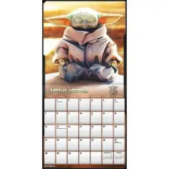 Trends International Inc. 2023-24 Wall Calendar 12"x12" Star Wars: The Mandalorian: The Child