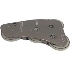 Markwort Stainless Steel 4-Dial Raised Letter Umpire Indicator, Silver