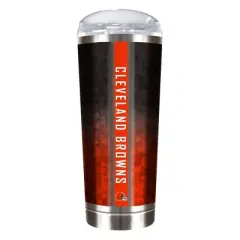NFL Cleveland Browns 18oz Geometric Travel Tumbler