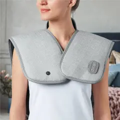 Sharper Image Heated Neck And Shoulder Massager Wrap