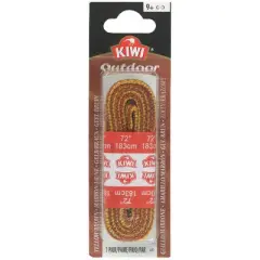 Kiwi Outdoor 72 in. Gold &  Brown Boot Laces