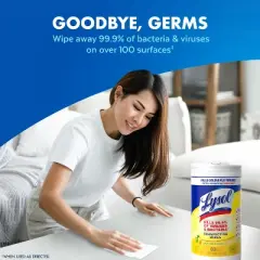Lysol Lemon and Lime Blossom Disinfecting Wipes- 80ct