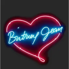 Women's Britney Spears Jean Neon Heart T-Shirt