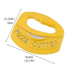 Kitcheniva Stainless Steel Pizza Cutter with Cover, 6.1 Inch