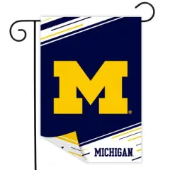 University of Michigan NCAA Licensed Double-Sided Garden Flag 12" x 18" Briarwood Lane