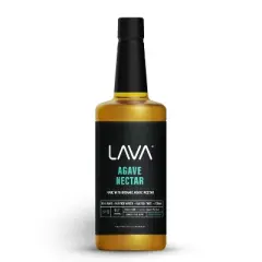 LAVA Premium Light Agave Nectar made with Raw Blue Organic Agave 33.8oz (1000ml) Large Bottle