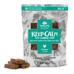 Phelps Wellness Collection Keep Calm & Canine On Chicken Flavor Dog Treats 4.5 oz
