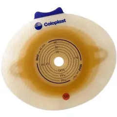 SenSura Click Ostomy Barrier, Precut, Standard Wear, 1-9/16 in. Opening, 5 Count