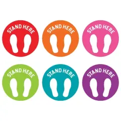 Teacher Created Resources Spot On Stand Here Carpet Markers, 4"