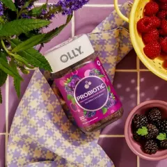 OLLY Probiotic Gummies for Immune & Digestive Support - Bramble Berry - 80ct