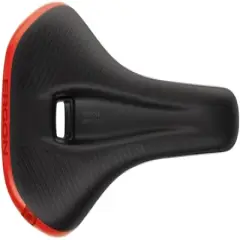 Ergon SM Pro Saddle - Risky Red Rail Material: Titanium Men's Size: S/M