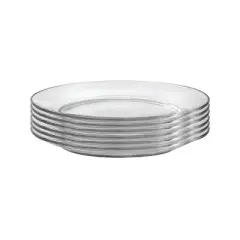 Duralex Lys Clear 7.5 Inch Desert Plate, Set Of 6