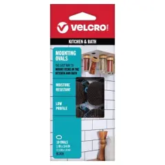 VELCRO Brand - Small - Nylon - Hook and Loop Fastener - 1 in. - 10 Pack