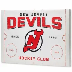 NHL New Jersey Devils Rink Canvas