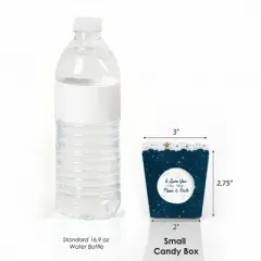 Big Dot of Happiness Twinkle Twinkle Little Star - Party Mini Favor Boxes - Baby Shower or Birthday Party Treat Candy Boxes - Set of 12