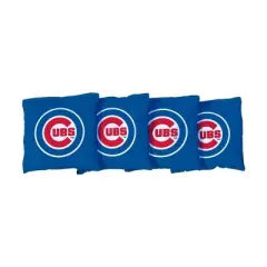 MLB Chicago Cubs Corn-Filled Cornhole Bags Royal Blue - 4pk