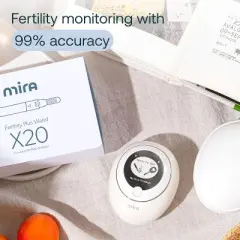 Mira Plus Ovulation Test Wands, Track LH & E3G Fertility Hormones, 20 Tests