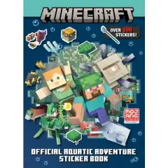 Minecraft Official Aquatic Adventure Sticker Book -  by Stephanie Milton (Paperback)