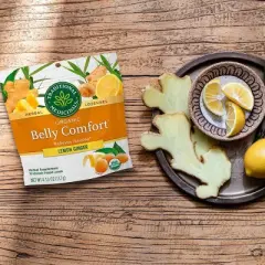 Traditional Medicinals Belly Comfort Digestive Lozenge - Lemon Ginger - 30ct