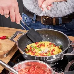 Rosle Stainless Steel & Silicone Flexible Spatula, 10-Inch