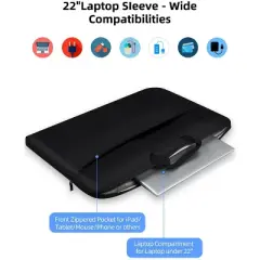 UPERFECT 15.6 to 24 Inches Laptop Bag Portable Monitor Sleeve Case