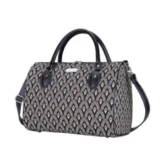 Signare USA Luxor Art Deco Black and White Travel Bag