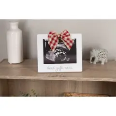 Pearhead Holiday Sonogram Frame - White