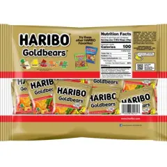 HARIBO Halloween Goldbears Gummies Mini Bags - 9.5oz