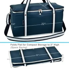 Picnic at Ascot Ultimate Day Cooler- Combines Best Qualities of Hard & Soft Collapsible Coolers