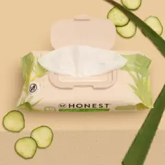 The Honest Company Hydrate + Cleanse Plant-Based Baby Wipes - Aloe and Cucumber - (Select Count)