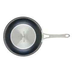Anolon X Hybrid 10" Nonstick Induction Fry Wok with Lid Super Dark Gray