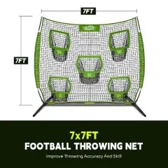 PLAYAPUT Dual-Surface Adjustable Soccer Rebounder, Black and Red