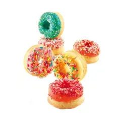 Silikomart Flexible Silicone Bakeware, Donut 0.7 Oz, 15 Cavities