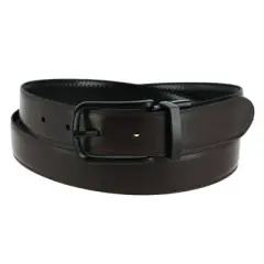 CTM Men's Reversible Perforated Belt