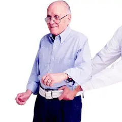 SkiL-Care Gait Belt 60" Length Pinstripe 252010, 1 Ct