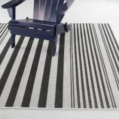 Marius Striped Rectangular Indoor/Outdoor Rug - Balta Rugs