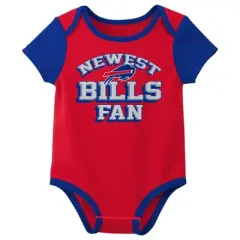NFL Buffalo Bills Infant Boys' AOP 3pk Bodysuit