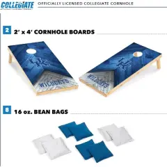NCAA Kentucky Wildcats 2'x4' Wood Cornhole Set