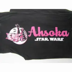 Star Wars Movie Clone Wars Ahsoka Character Mens Black Sleep Pajama Pants