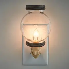 Park Designs Glass Clock Night Light