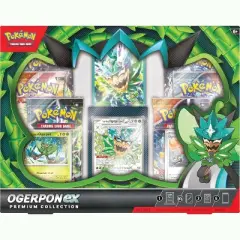Pokemon TCG: Ogerpon ex Premium Collection (3 Foil Cards & 6 Boosters)