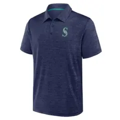 MLB Seattle Mariners Men's Heather Polo T-Shirt