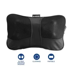 Brookstone Heated Shiatsu Neck & Lumbar Massage pillow