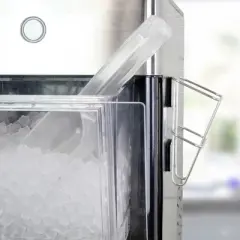 Darware Ice Maker Scoop w/Holder (2pc Set); Scooper Accessory for Counter Top Ice Makers and Machines