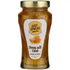Just Spread Wildflower Honey with Comb - Case of 6/17.6 oz