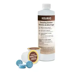 Keurig K-Duo Brewer Care Kit: Descaling Solution & Filter for Coffee Maker Maintenance
