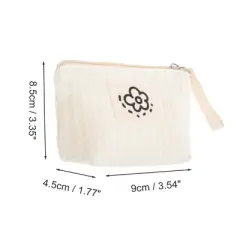 Unique Bargains Portable Plaid Makeup Bag 1 Pc