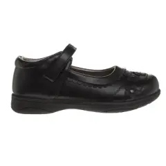 French Toast Girls's School Hook and Loop Flats (Little Kids)