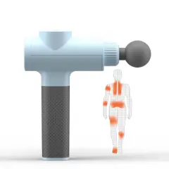 Sharper Image Powerboost Deep Tissue Percussion Massager Version 2.0 - Light Blue